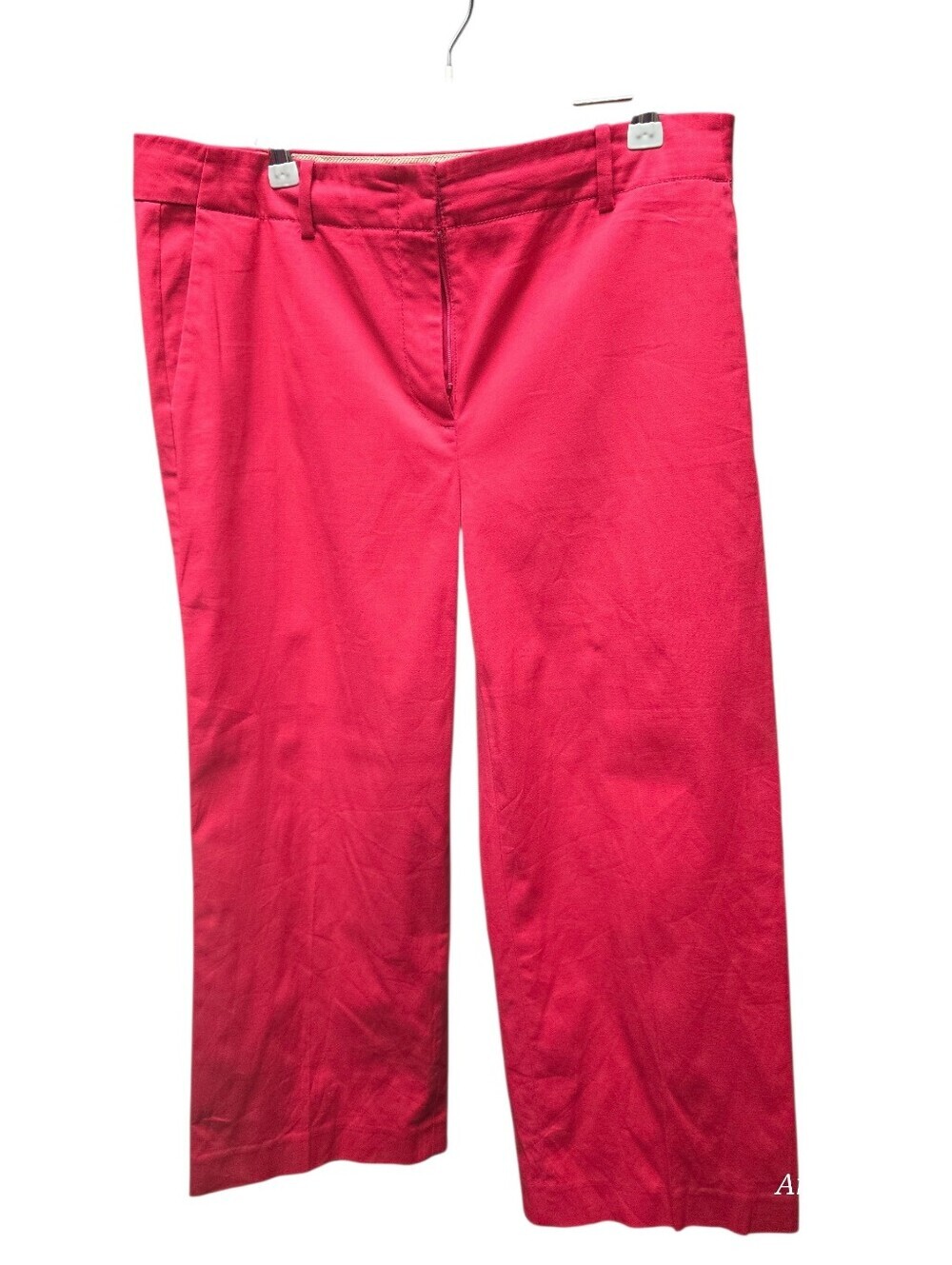 Talbots Chelsea Capri Pants Womens Sz. 8 Bright Pink Straight-Leg Pants